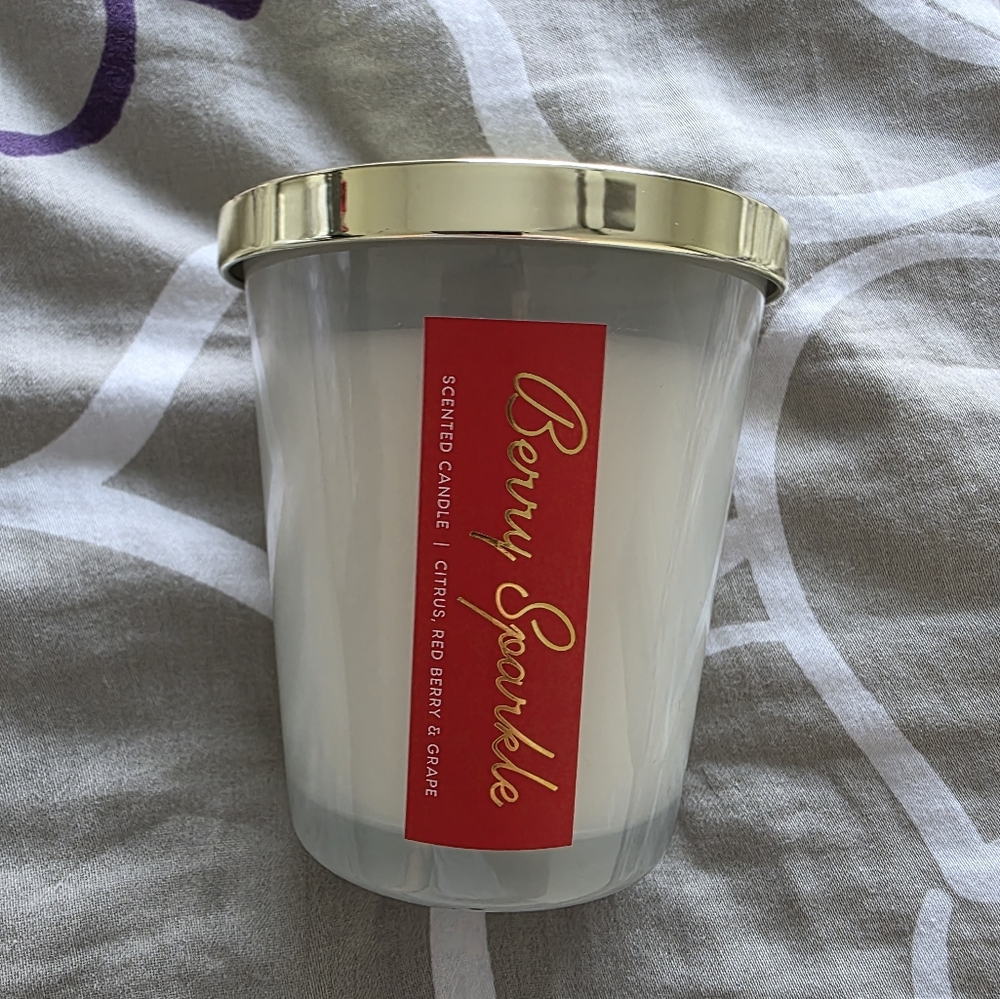 Scented Candle - citrus, red berry, and grape